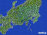 関東・甲信地方のアメダス実況(降水量)(2016年03月09日)