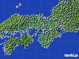 近畿地方のアメダス実況(降水量)(2016年03月09日)