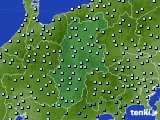 長野県のアメダス実況(降水量)(2016年03月09日)