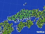2016年03月09日の中国地方のアメダス(日照時間)