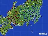 2016年03月11日の関東・甲信地方のアメダス(日照時間)