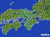 2016年03月11日の近畿地方のアメダス(風向・風速)