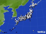 2016年03月11日のアメダス(風向・風速)