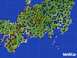 2016年03月12日の東海地方のアメダス(日照時間)