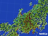 2016年03月13日の北陸地方のアメダス(日照時間)