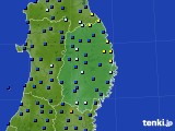 岩手県のアメダス実況(日照時間)(2016年03月13日)