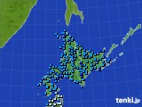 北海道地方のアメダス実況(気温)(2016年03月13日)