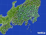 関東・甲信地方のアメダス実況(降水量)(2016年03月14日)