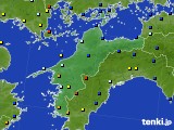 愛媛県のアメダス実況(日照時間)(2016年03月14日)