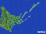 道東のアメダス実況(気温)(2016年03月14日)