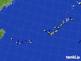 沖縄地方のアメダス実況(風向・風速)(2016年03月14日)