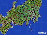 関東・甲信地方のアメダス実況(日照時間)(2016年03月15日)