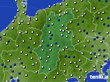 長野県のアメダス実況(風向・風速)(2016年03月15日)