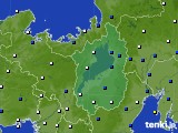 2016年03月15日の滋賀県のアメダス(風向・風速)