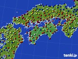 四国地方のアメダス実況(日照時間)(2016年03月16日)