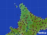 道北のアメダス実況(日照時間)(2016年03月16日)