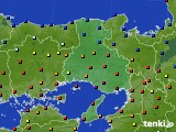 兵庫県のアメダス実況(日照時間)(2016年03月16日)