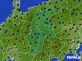 長野県のアメダス実況(日照時間)(2016年03月19日)