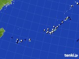 沖縄地方のアメダス実況(風向・風速)(2016年03月19日)