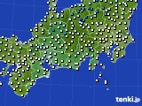 東海地方のアメダス実況(気温)(2016年03月20日)