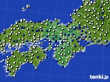 2016年03月20日の近畿地方のアメダス(風向・風速)