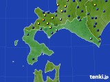 道南のアメダス実況(積雪深)(2016年03月21日)