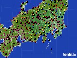 2016年03月21日の関東・甲信地方のアメダス(日照時間)