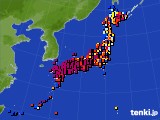 アメダス実況(日照時間)(2016年03月21日)