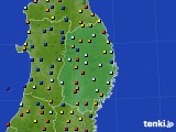 岩手県のアメダス実況(日照時間)(2016年03月21日)