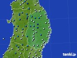 岩手県のアメダス実況(気温)(2016年03月21日)