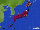 アメダス実況(日照時間)(2016年03月22日)