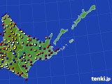 2016年03月22日の道東のアメダス(日照時間)