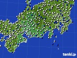 2016年03月22日の東海地方のアメダス(風向・風速)