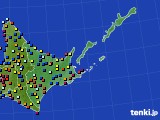 道東のアメダス実況(日照時間)(2016年03月23日)