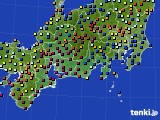 2016年03月24日の東海地方のアメダス(日照時間)