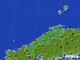 島根県のアメダス実況(日照時間)(2016年03月24日)