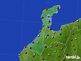 石川県のアメダス実況(日照時間)(2016年03月25日)