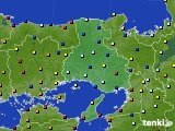 兵庫県のアメダス実況(日照時間)(2016年03月25日)