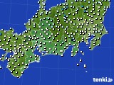 東海地方のアメダス実況(気温)(2016年03月26日)