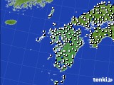 九州地方のアメダス実況(風向・風速)(2016年03月26日)