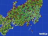 関東・甲信地方のアメダス実況(日照時間)(2016年03月27日)