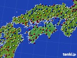 2016年03月27日の四国地方のアメダス(日照時間)