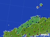 島根県のアメダス実況(日照時間)(2016年03月27日)