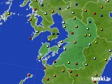 熊本県のアメダス実況(日照時間)(2016年03月27日)