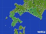 2016年03月27日の道南のアメダス(風向・風速)