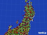 東北地方のアメダス実況(日照時間)(2016年03月29日)