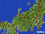 2016年03月29日の北陸地方のアメダス(日照時間)