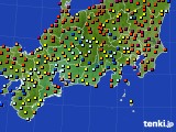 2016年03月29日の東海地方のアメダス(日照時間)