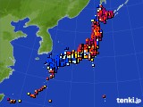 2016年03月29日のアメダス(日照時間)