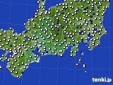 東海地方のアメダス実況(風向・風速)(2016年03月29日)